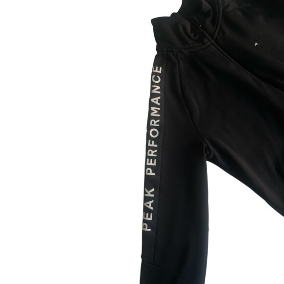 Peak Performance Junior Rider Zip Ski Mid Layer Black Size 160 (Size 14) - Picture 6 of 11